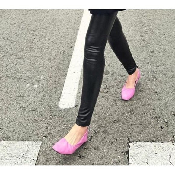 Parfois Womens Pink Square Toe Ballet Flat Size EU 40 / US 10 - Picture 7 of 7